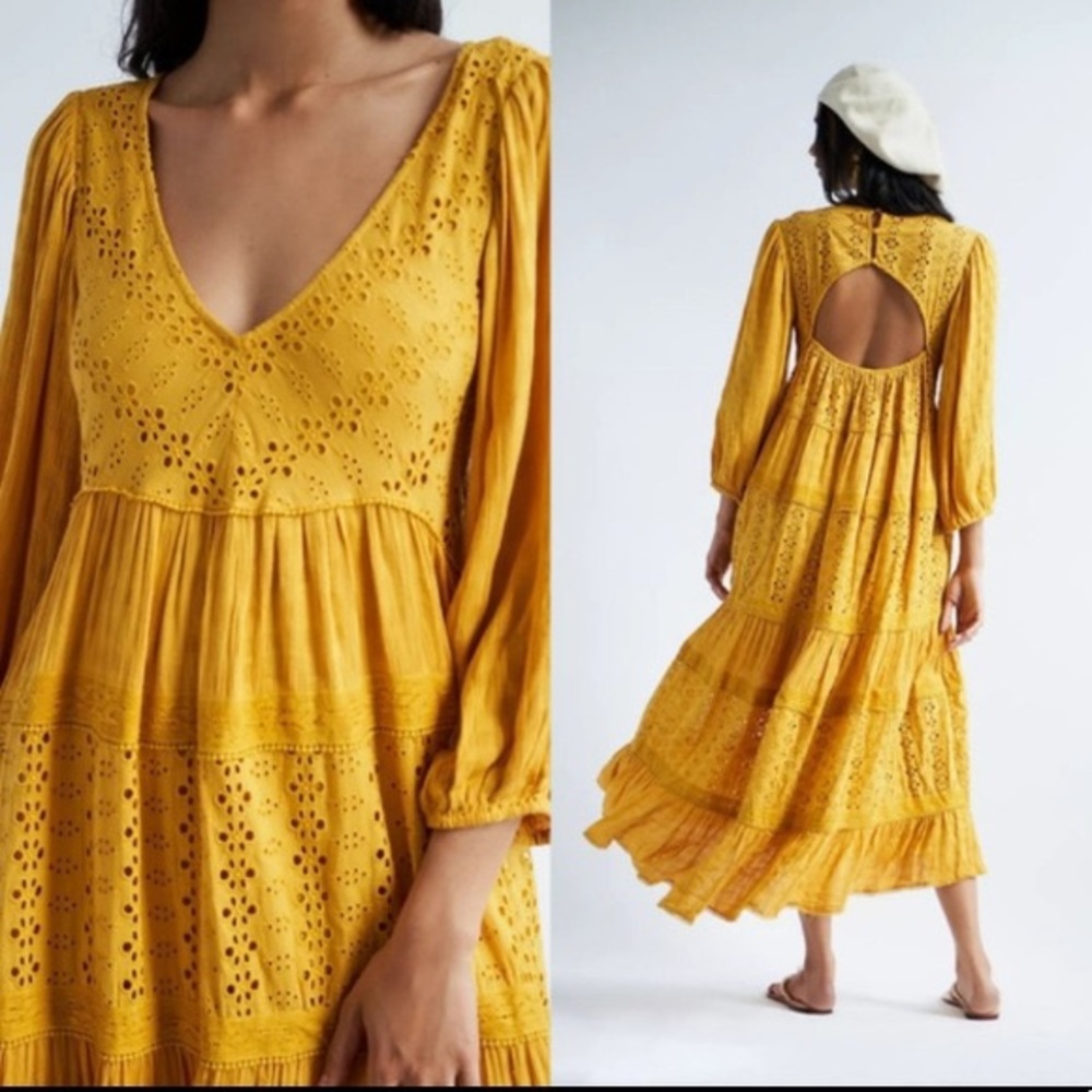Free People Mockingbird Maxi Dress S